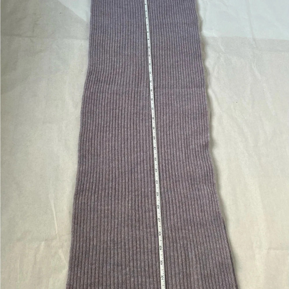 GAP Womens Winter Warm 100% Cashmere Scarf Ribbed NWT - Picture 6 of 8